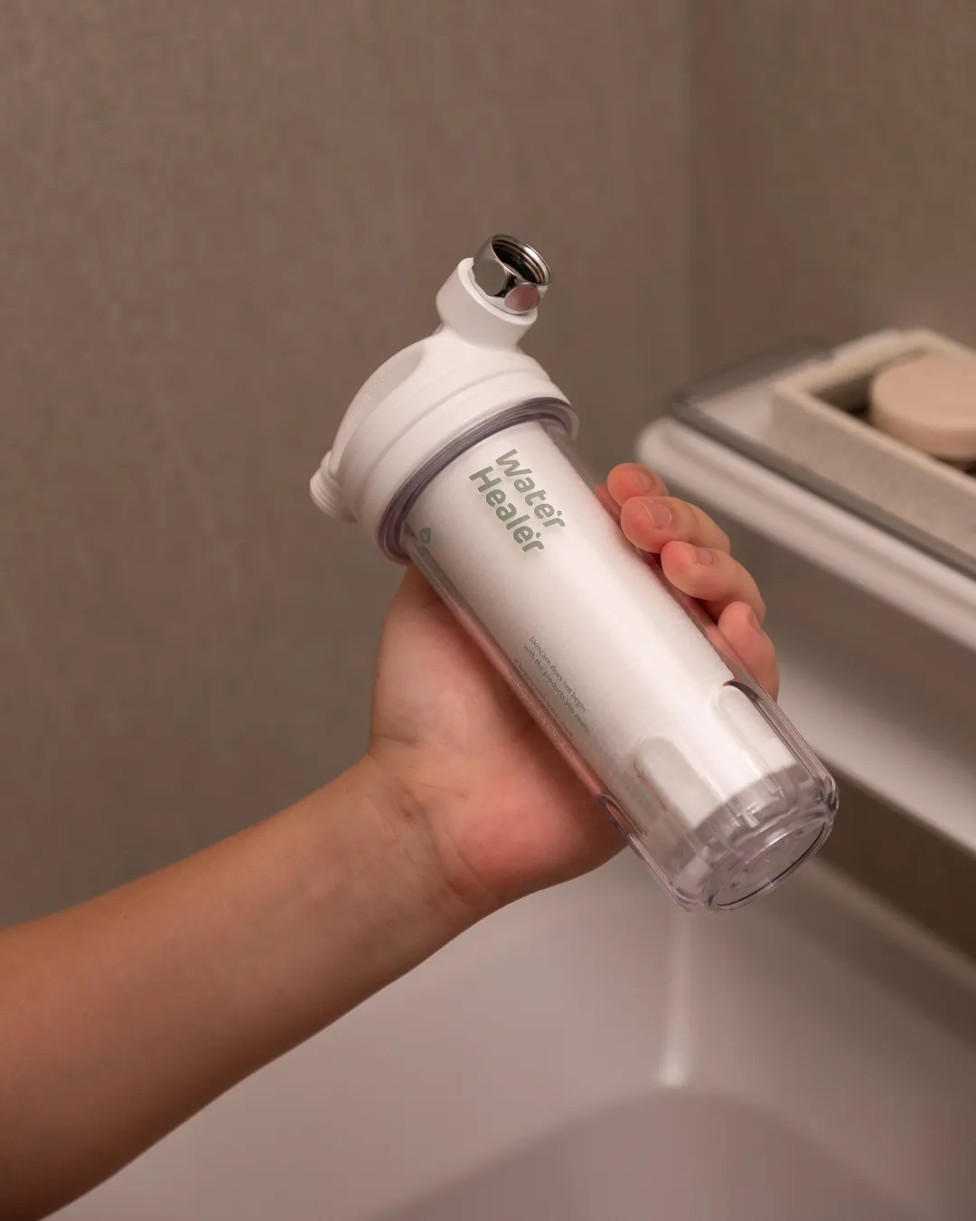 Filter mit großer Kapazität in der Hand